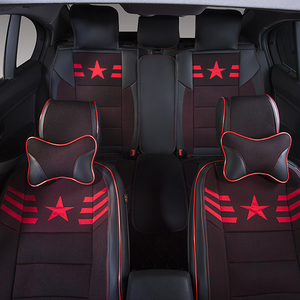 Haute qualité en cuir universel <span class=keywords><strong>5</strong></span> siège de voiture housse de siège - Product Image 5