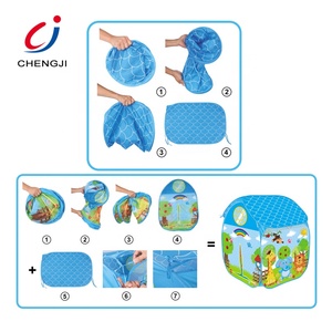 Tentes <span class=keywords><strong>tunnel</strong></span> Chengji pour le camping en plein air <span class=keywords><strong>et</strong></span> en intérieur, 3 en 1, pliables, maison à ramper, tentes <span class=keywords><strong>et</strong></span> tunnels pour enfants - Product Image 4