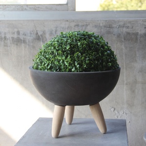 Respetuoso del medio ambiente <span class=keywords><strong>maceta</strong></span> jardinería ronda magnesio <span class=keywords><strong>barro</strong></span> macetas de flores - Product Image 4