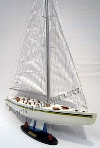 Australia II Sailing Yacht Model Inflatable <b>Toy</b> Accessory for Gift Beautiful Sailing <b>Boat</b> Gift Idea - Product Image 3