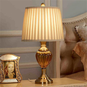 White Pleated <strong>Drum</strong> Silk <strong>Lampshade</strong> for Table Lamp - Product Image 3
