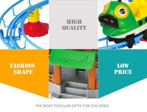 Giocattoli <span class=keywords><strong>per</strong></span> <span class=keywords><strong>Bambini</strong></span> Montagne Russe Mini su Binari a Batteria con Adorabile Treno a Forma di Insetto - Product Image 3
