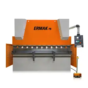 La mano hidráulica del doblador de la hoja del CNC de ERMAK funciona la máquina hidráulica del freno de la prensa