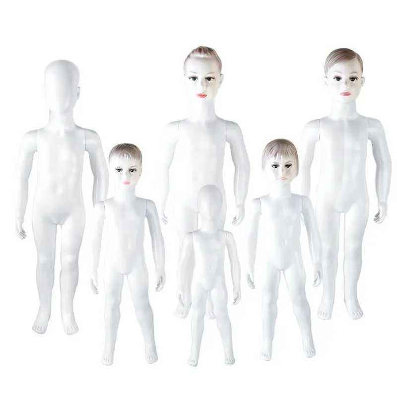 Xinji Mode Witte Mannequin Full Body Make Up Kids Gebruikt Mannequins Voor Verkoop