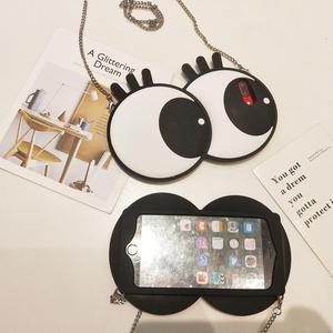 Siêu Dễ Thương Phim Hoạt Hình 3D Eyes Trường Hợp Đối Với <span class=keywords><strong>iPhone</strong></span> XR XS Max Mềm Silicone Điện Thoại Bìa Cô Gái Dây Đeo Chuỗi Trường Hợp Cho <span class=keywords><strong>iPhone</strong></span> <span class=keywords><strong>6</strong></span> s 7 8 Cộng Với - Product Image 5