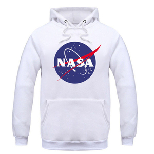 Casaco de capuz personalizado, moletom com capuz para impressão casual e design da moda, com capuz, bordado, nasa