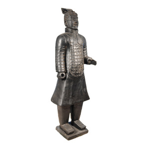 Figuras de guerrero de la alfarería negra antigua, figuras en venta - Product Image 4