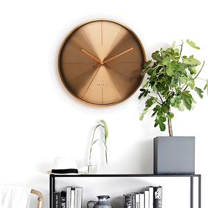 Đồng Hồ Treo Tường Bằng Kim Loại Cỡ Lớn, Mặt Đồng Hồ Bằng Vàng Khung Đồng 40Cm 16 Inch, Trang Trí Nhà Cửa, Đồng Hồ Tối Giản Hiện Đại Theo Yêu Cầu - Product Image 4