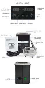 Gt Sonic-S2 2L 50W 40Khz <strong>Tool</strong> <strong>Pro</strong> Ultrasonic Cleaner Ultrasonic Cleaning Machine for Auto Parts - Product Image 3