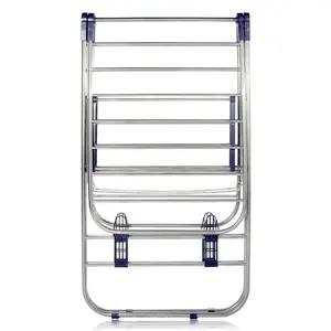 Stendibiancheria Pieghevole in Acciaio Inox Resistente al Vento e Multifunzione per Hotel, <span class=keywords><strong>Stendino</strong></span> Appendiabiti - Product Image 1