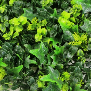 人造草绿墙 -- 家庭花园装饰，室内和室外郁郁葱葱的绿色植物墙 - Product Image 4