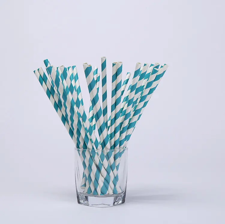 12mm Natural Straw für Drinking Non Plastic Environmentally Friendly Paper Straw