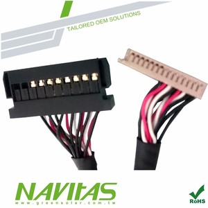 Custom Hirose HIF3BA 20 Pin 254mm blindado DF13 Conductor de cobre PVC aislamiento conjunto de arnés de cables - Product Image 6