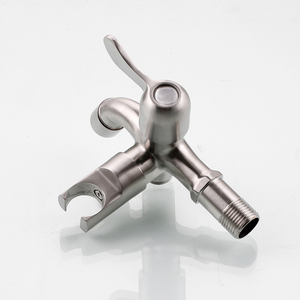 Robinet <span class=keywords><strong>de</strong></span> machine à laver multifonction avec pulvérisateur et ensemble <span class=keywords><strong>de</strong></span> bidet, en acier inoxydable 304, finition brossée, <span class=keywords><strong>type</strong></span> classique, robinet mural - Product Image 6