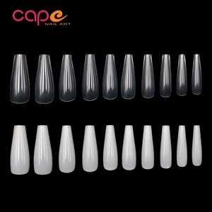 <span class=keywords><strong>Uñas</strong></span> Postizas Personalizadas, Modelo Nuevo, Naturales, Transparentes, <span class=keywords><strong>Largas</strong></span>, Estilo Ataúd/Bailarina para Mujer - Product Image 5