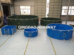 Tanques Plegables para Cría de Tilapia de 1000L, 2000L, 3000L, 5000L, 7000L, 10000L, Estanque de Peces Desmontable de PVC - Product Image 6