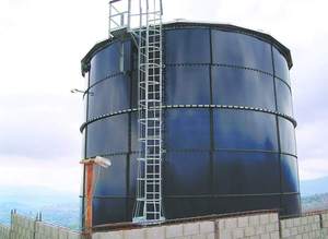 Serbatoio di montaggio rivestito di smalto per serbatoio digestore <span class=keywords><strong>Biogas</strong></span> - Product Image 5