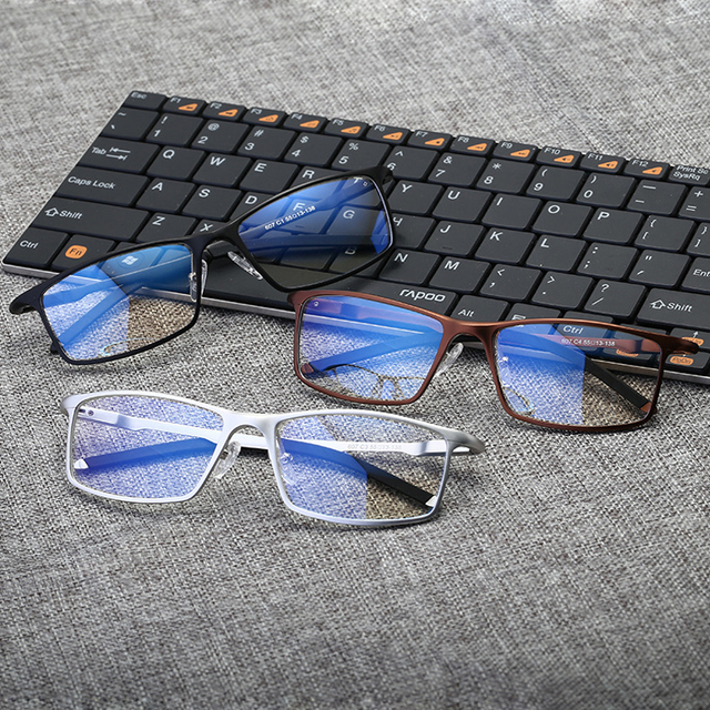 Blue Light Blocking Glasses 2018 Aluminum Anti Blue Light Glasses OEM Computer Gaming Glasses