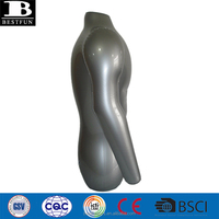 Mannequin gonflable masculin en plastique haut de gamme, torse de mannequin gonflable de qualité supérieure, modèle humain gonflable en vente