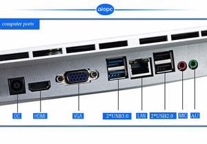 fait dans l'usine de porcelaine 21.5 "quad core Intel 1080P i7 tout-en-un ordinateur PC <span class=keywords><strong>4Go</strong></span> sata 500G 1TB DDR3 bureau d'ordinate - Product Image 3