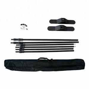 المهنية خلفية حامل شعارات كبيرة أنبوب تلسكوبي للتجارة تظهر و كابينة تصوير خلفية حامل - Product Image 3