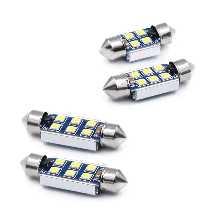 Perfekte led Canbus 36mm 6SMD 3030 Auto Lampe LED Fehler Freies Dome Innen Girlande Lampe Karte Lichter Weiß für <span class=keywords><strong>BMW</strong></span> E46 E36 E38