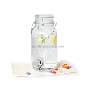 Dispensador de bebidas frías, <span class=keywords><strong>jarra</strong></span> <span class=keywords><strong>con</strong></span> abrazadera de bloqueo y espiga de flujo fácil, 1 galón - Product Image 2