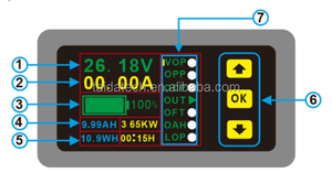 Taidacent VAC9010H Hall Coulomb Meter Kleur Lcd Dc Bidirection Multifunctionele Tester Elektrische Weerstand Meetinstrumenten - Product Image 3