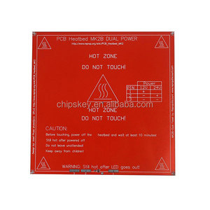Reprap PCB 3D Printer Heatbed MK2A chaleur chambres plaque chauffante pendant Prusa Mendel & - Product Image 1