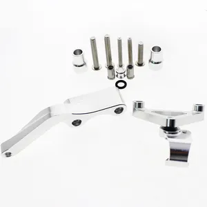 6063-T6 Billet Aluminum CNC steering damper bracket mount for 696 796 795 ducati monster 696 parts