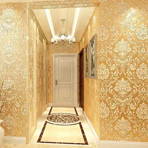 2019 mural impermeável 3d dimensional estilo europeu Wallpaper para decoração de casa