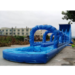 Glissière d'eau gonflable géante pour jardin, avec piscine - Product Image 3