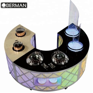 Restaurante muebles Dubai LED de mármol altar árabe banquete cafetería buffet estación/mesa para catering - Product Image 3