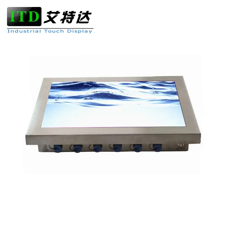 12.1 inch zonlicht leesbaar volledige IP65/66/67 waterdichte rvs touch panel pc