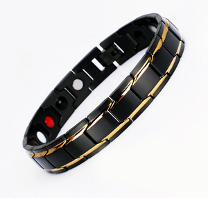 Bracelet magnétique bio japonais en acier inoxydable pour l'équilibre sanguin, idéal pour les anniversaires de mariage – Spécial USA <span class=keywords><strong>RST</strong></span> - Product Image 5