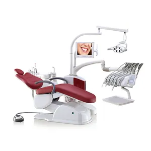 كرسي طبيب الأسنان المتحكم في وحدة الأسنان المتكاملة A6600 الطبية inst