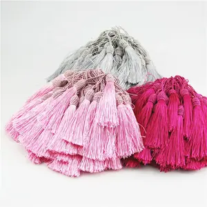 Hot Wholesale 31 Colors DIY Tassel Fringe Accessories 9センチメートルRayon Silk Tassel Fringe