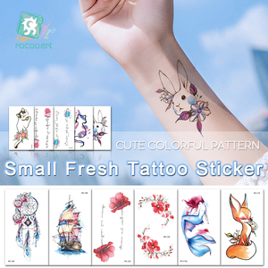 Ultima Moda Impermeabile Autoadesivo Del Tatuaggio Temporaneo Donne Del Sesso <span class=keywords><strong>flash</strong></span> <span class=keywords><strong>tatoo</strong></span> Dreamcatcher Della Sirena FlowerFake <span class=keywords><strong>Tatoo</strong></span> Corpo - Product Image 2