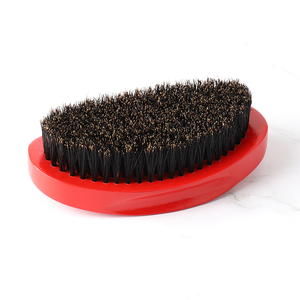 Spazzola per capelli da uomo 100% spazzola in setola di cinghiale nera naturale spazzola a onda 360 - Product Image 6