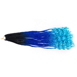 Synthétique Cheveux Sénégalais Torsion <span class=keywords><strong>Crochet</strong></span> Tresses Cheveux 1 Pcs/Lot 100 g/Pc 60CM 22 Racine Ombre Tressage Cheveux Extensions - Product Image 4