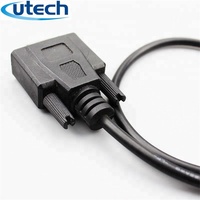 Alta calidad RS232 a USB B vers cable DB9 tipo serial a FTDI adaptador de datos hembra cavo dB 9 macho RS 232 cables ft232rl RS232 a USB tipo B