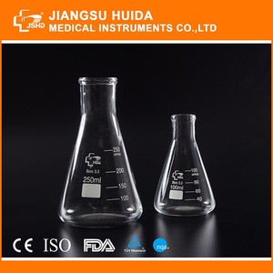 Venta caliente HDA 5009 boca 5-2000 ml <span class=keywords><strong>erlenmeyer</strong></span> de vidrio tierra estándar - Product Image 6