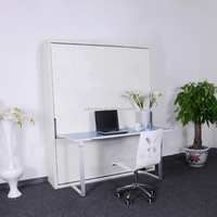 Lit mural pliable de meubles intelligents, de haute qualité, avec siège de bureau