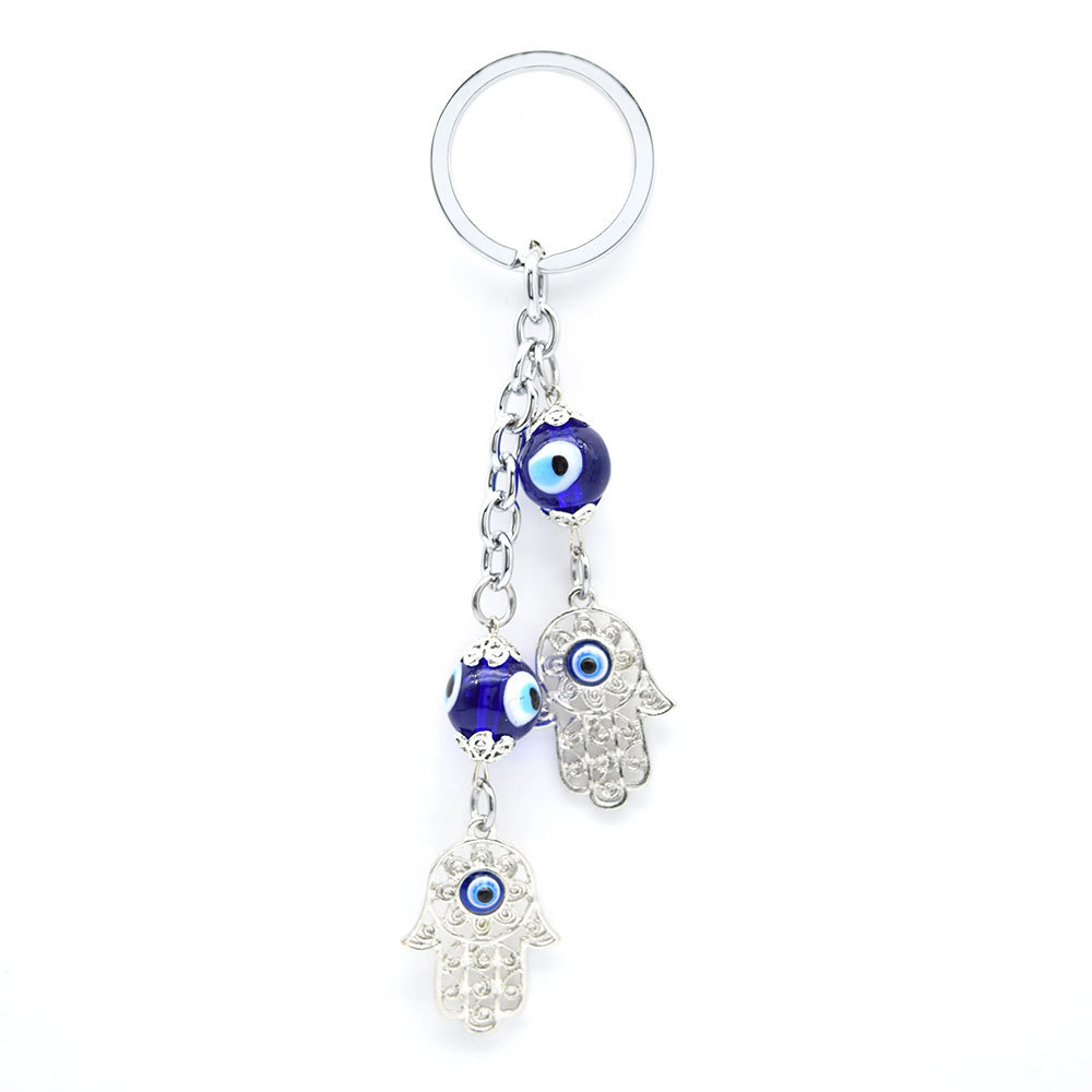 Повезло с клипсами Дурной глаз Подвески брелок в форме руки "Хамса" подвеской кисточкой брелок автомобильный брелок для ключей из сплава со скобой для женщин ювелирные изделия подарки