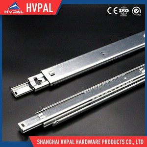 Cajón de cocina de montaje de bayoneta de alta resistencia de 53mm, cajón deslizante negro, cajón de bolsillo, <span class=keywords><strong>rieles</strong></span> deslizantes - Product Image 4