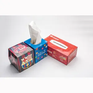 2 Ply Family Bathroom Cosmetic Facial Box Tissue Paper With Low Price