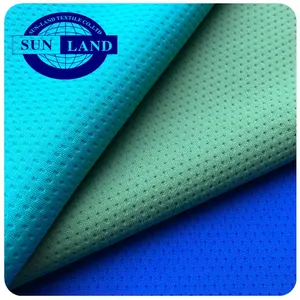 Fashion Home Textile Knit Polyester Dry Fit Honeycomb Jacquard Fabric