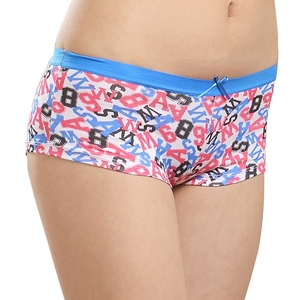 กางเกงชั้นในบ็อกเซอร์พิมพ์ลายตัวอักษรเปลือยสำหรับสาวสวย - Product Image 2