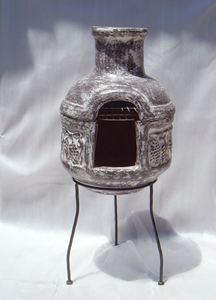 Cheminée en <span class=keywords><strong>terre</strong></span> <span class=keywords><strong>cuite</strong></span> rustique personnalisée faite à la main pour la décoration de jardin en plein air - Product Image 6