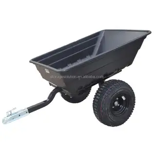 Tow behind ATV pull trailers for Garden